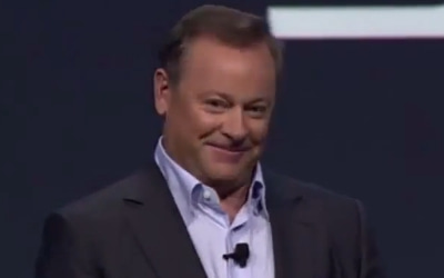 This image of Jack Tretton appears entirely innocent until you realize it's his murder face.