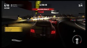 This may be the most frustrating race in the game, having to race a Bentley Continental GT Speed against a pack of lightweight performance cars on a topography-intensive track. Given the weight difference between vehicles, virtually any contact whatsoever will send opposing cars flying, all but guaranteeing collision penalties.