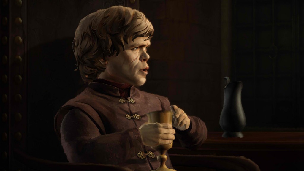 Emmy award-winning actor Peter Dinklage's Tyrion Lannister is as witty as ever, but he hasn't said anything quote worthy in the game yet.