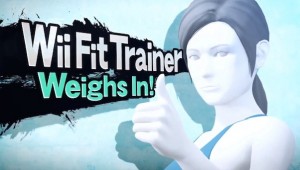 The Wii Fit Trainer (both guy and girl) is just one of the 40 characters or so you'll be able to use right out of the gate.