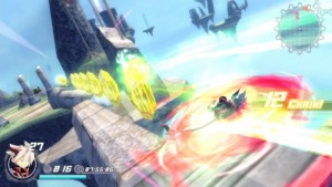 The in-air gameplay seem reminiscent to that of NiGHTS? That's because Yuji Naka had his hand in development.