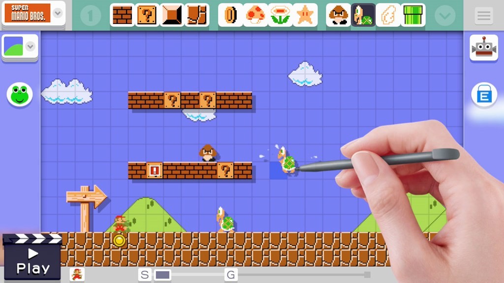The Wii U GamePad makes it easy to design your own Mario levels. How intricate can you be?