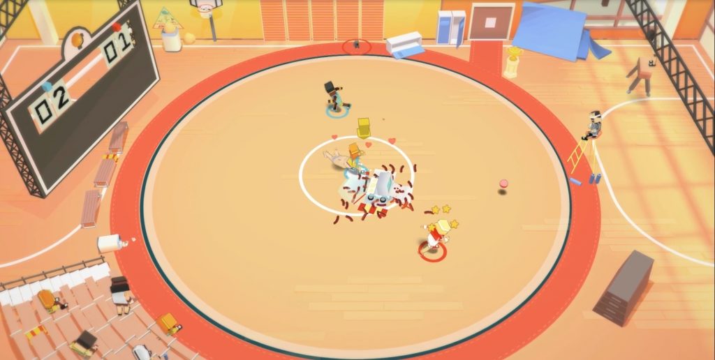 Good old fashion dodgeball.