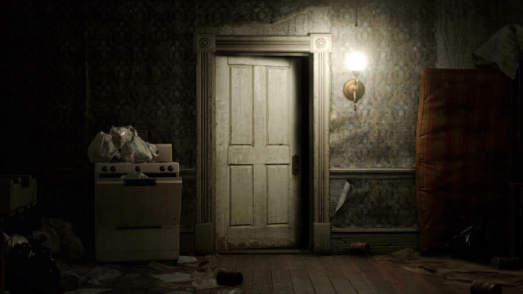 Nothing screams Resident Evil more than a door.