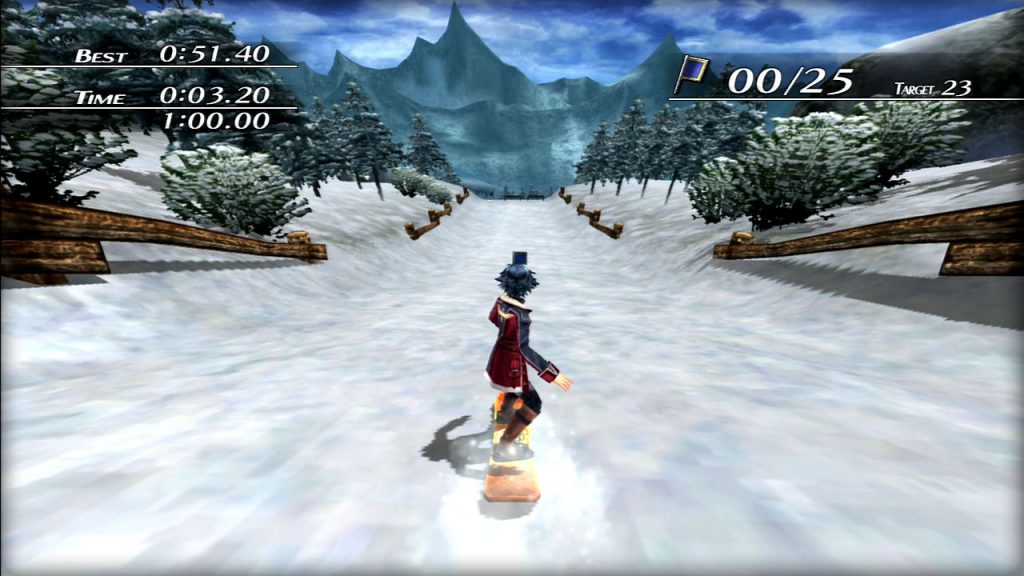 Yes, you can snowboard in the game.