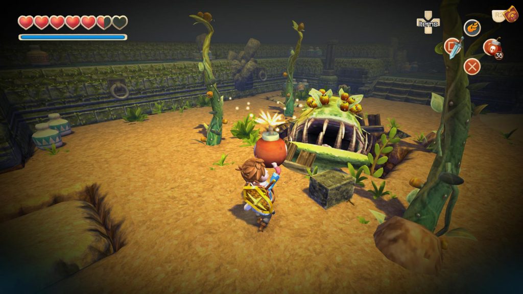 You know how to beat this boss? We'll give you a hint; you have to make him swallow something it'll regret.