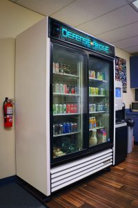 The Defense Fridge has been protecting (and cooling) the Cokes for nearly a decade.
